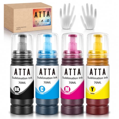 Encre de sublimation ATTA pour Epson EcoTank ET-1810 et ET-2710
