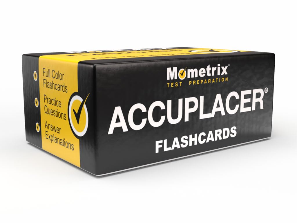 ACCUPLACER Study Cards 2026-2027: ACCUPLACER Test Prep and Practice [Full Color Cards]