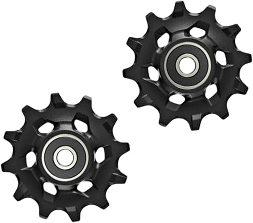 Miniatura 5 de Conjunto de polea de desviador trasero de bicicleta compatible con S RAM XX1X01X1GXHX 11 Speed Series Kit de polea de 12 dientes de repuesto para
