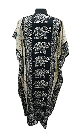 Kaftan para mujer Gavya con caída elegante y acabados suaves de alta sofisticación 5