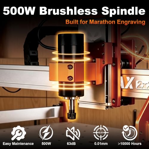 Image of FoxAlien Desktop CNC Router Machine Masuter Pro MAX