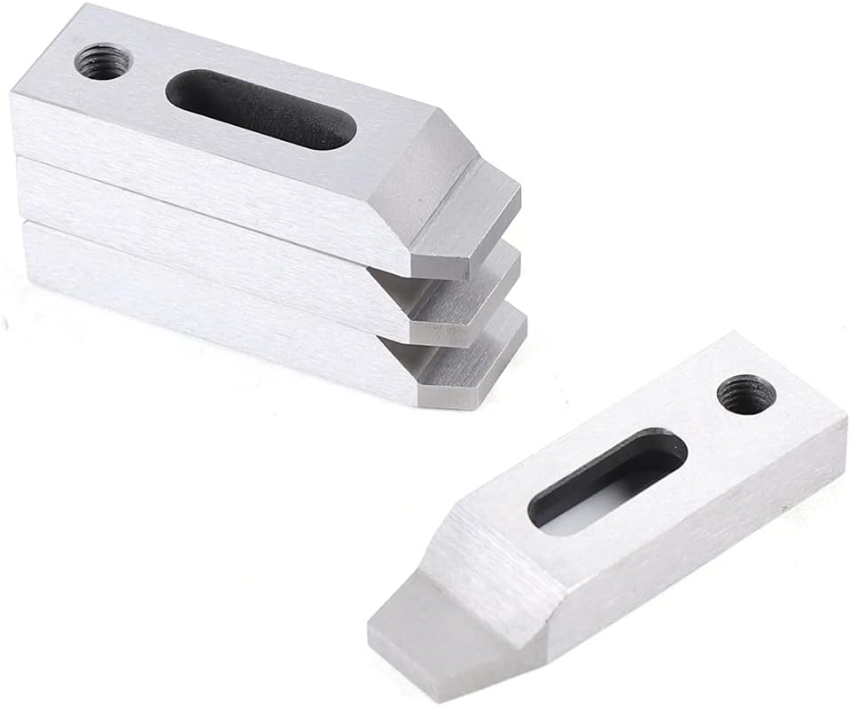 YIYIBYUS Wire EDM Stainless Jig Holder,4 PCSWire EDM Fixture Board Jig Fixting Tool For Clamping 70 X 22 X12 mm