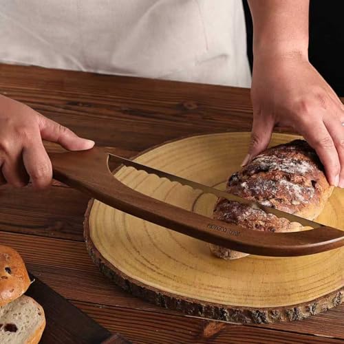 RAPSAKEMOH Bread Knife for Homemade Bread,Bread slicer for Homemade Bread - image 8