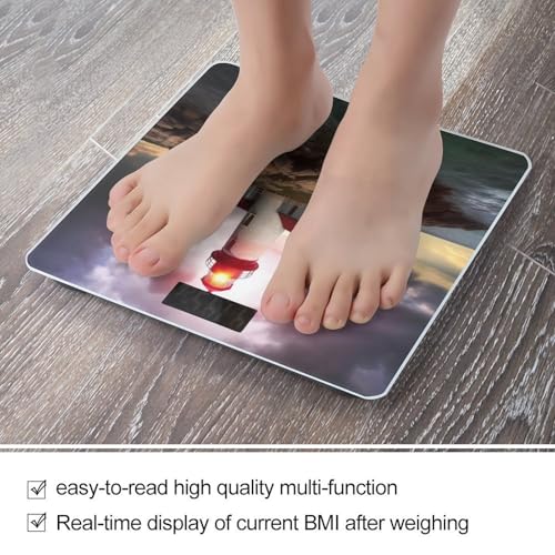Báscula Digital de Baño con Pantalla LCD de 400 lb miniatura 5