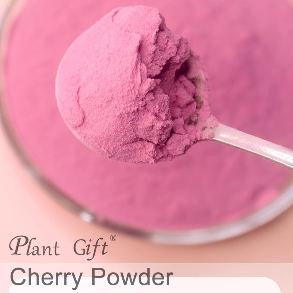 100% Pure Cherry Powder 100g/3.52oz poudre naturelle de jus de cerise congelé | poudre de cerise pour smoothies, shakes, pâtisseries et boissons | sans conservateurs