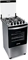 Fogão Brastemp 4 Bocas Inox Bfo4nbr - Bivolt