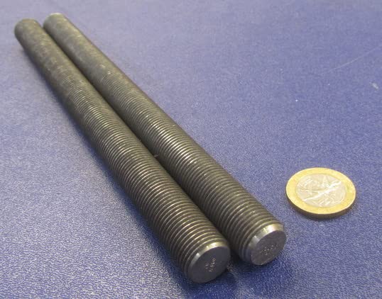 Grade B7 Steel Fully Threaded Rod 5/8"-18 x 8.00 Length 2 Pcs.