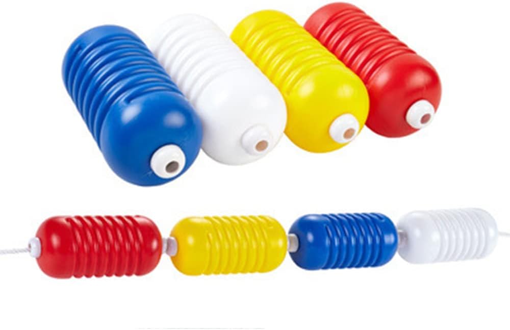 フローティングスイミングプール安全ロープスパイラルフロート競技ロープスイミングプール、危険なエリア、浅瀬のための孤立した透けて,5m