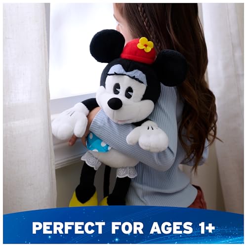 gund disney official minnie mouse classic plush mickey and friends deluxe collector stuffed animal for ages 1 and up blackwhite 14
