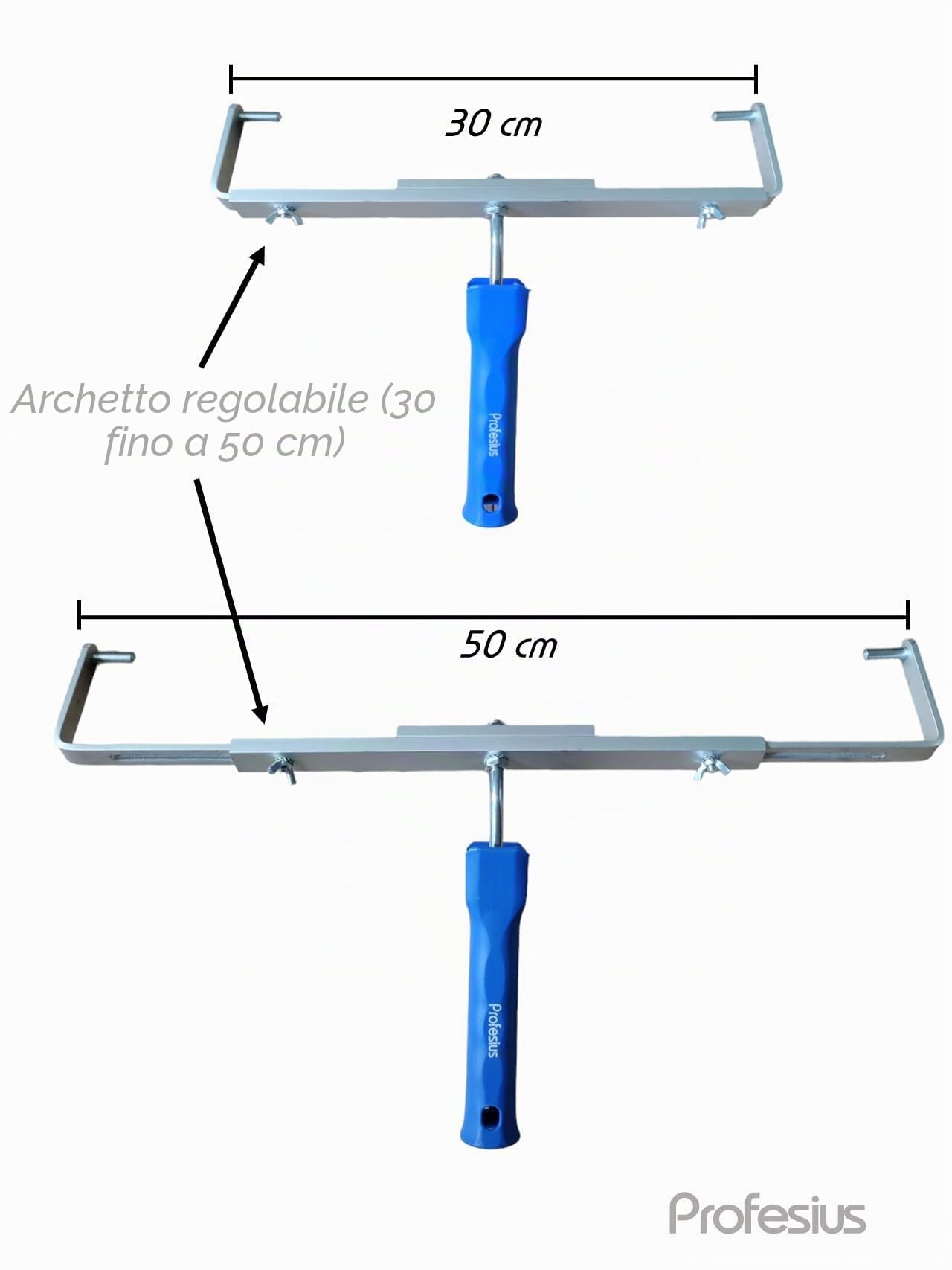 Rullo per pavimentazione da 50 cm, rullo per pavimenti a grande superficie + braccio di regolazione, rullo per pavimenti per rivestimento e pavimenti industriali