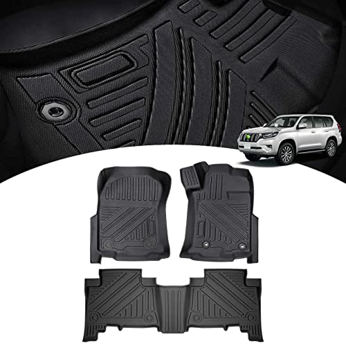 GIMUYA プラド150系 3Dフロアマット 5人乗り 3枚セット