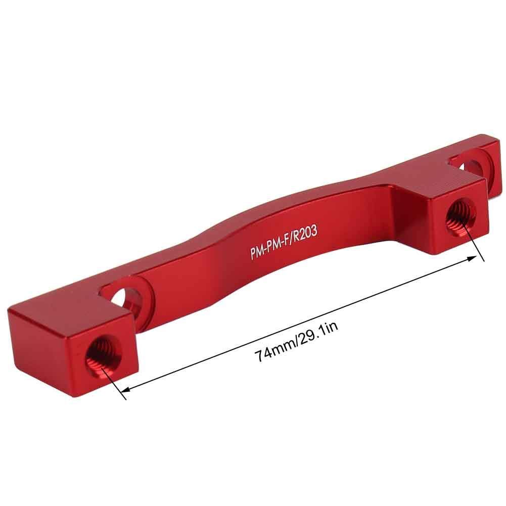 DEWIN Bike Disc Adapter, Bicycle Brake Adapter Durable A-F203 for Mountain Bike Bicycle Black(Red) - Image 2