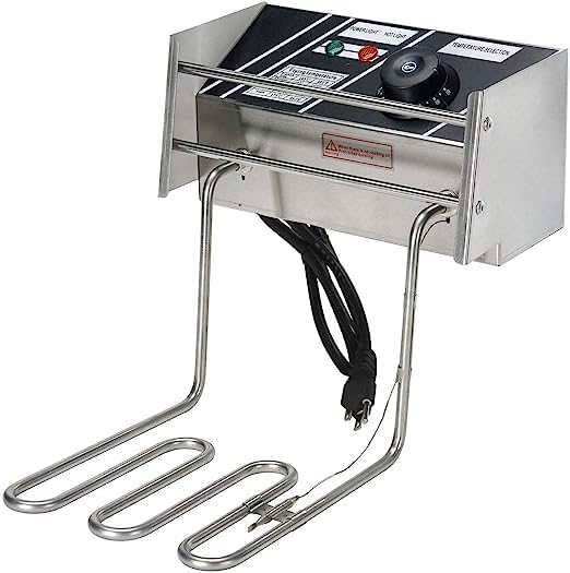 Image of newBasics Deep Fryer Electric Stainless Steel with Variable Temperature Control - (4 + 4 liters)