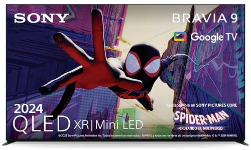 Sony BRAVIA 9 QLED XR l Mini LED 85 Pulgadas 4K HDR Google Smart TV, Funciones de Juego para Playstation 5, IMAX optimizado, Dolby Vision Atmos, Chromecast, AirPlay, 120 Hz 85XR90, 65', 85'