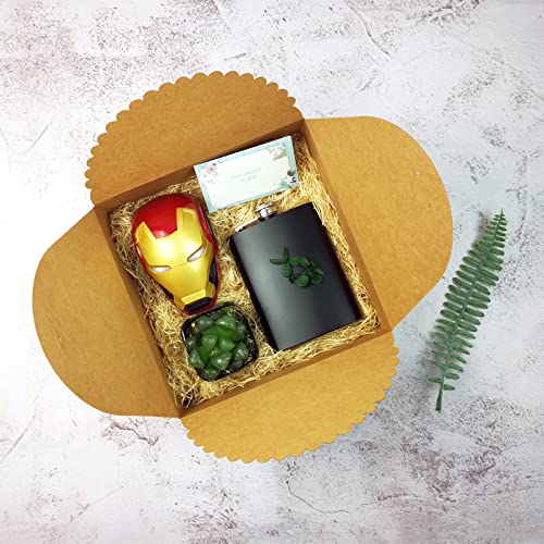 Wewiluck Brown Gift Boxes 10 Pack 8X8X4 Inches, Large Gift Box Bulk, Premium Kraft Gift Box With Lid For Present, Graduation, Anniversaries, Birthday Party, Father's Day, Christmas, Groomsmen Gifts #TOP3