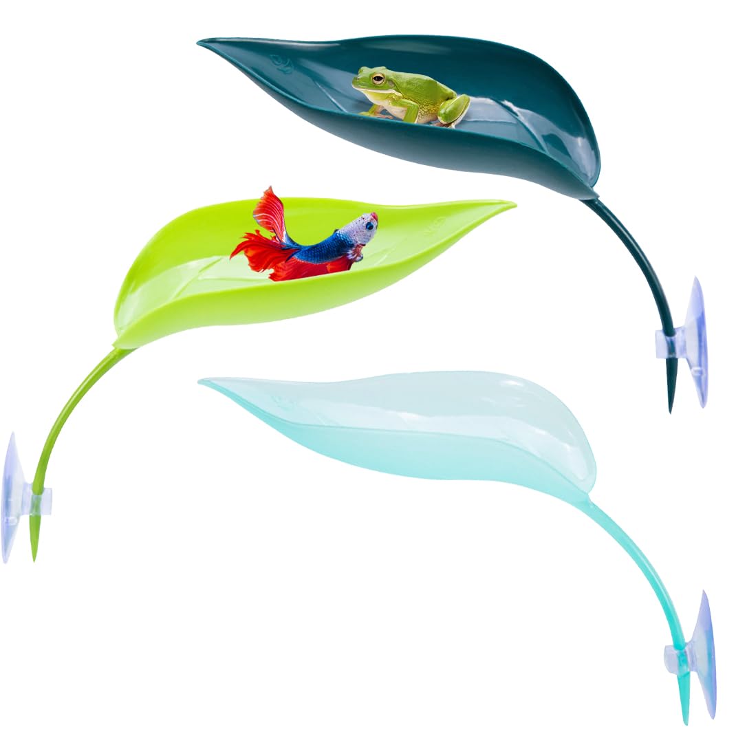 DIYBravo Betta Leaf Hammock, Betta Leaves Spawning Grounds, Turtle Basking Platform