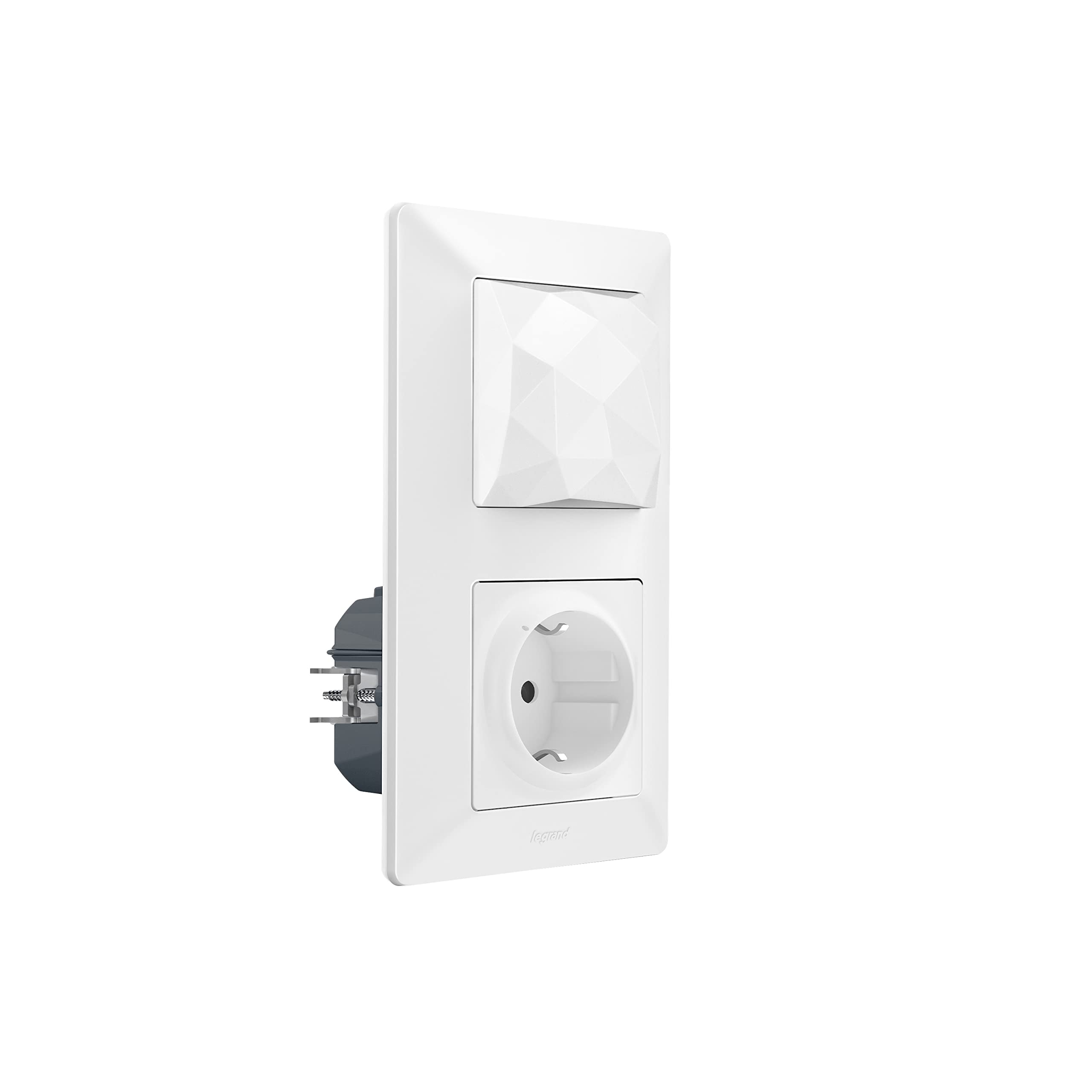 LEGRAND, Valena Life with Netatmo Starterpaket, Funk-Gateway m. schaltbarer Steckdose 16A (3680 W) & Master-Switch "Kommen/Gehen", lokale Steuerung/per App/per Sprachbefehl (Alexa, Siri,..), 752196