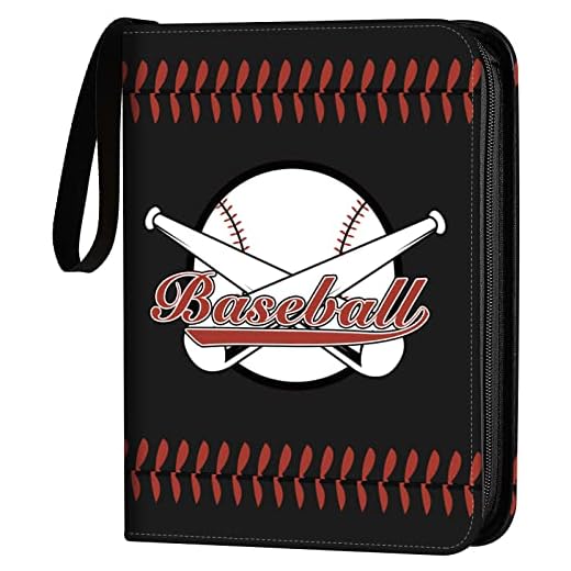 ANNOR Baseball Card Binder, 9-Pocket Trading Card Binder, Fits 720 Cards with 40 Removable Sleeves, 3 Ring Album for Card Collection Storage
