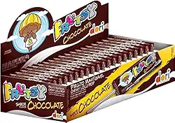 Pirulito Mastigável Chocolate Frutsy Chewy Lollipop 10gr C/50un - Dori