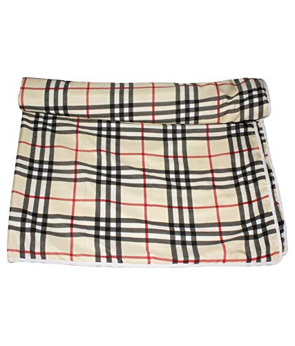 AMZ Anti-Pilling Super Soft Checks Print Poly Cotton AC Dohar/Summer AC Blanket (Multicolor,Set of 1) (Single Bed (85 x 55 Inches))