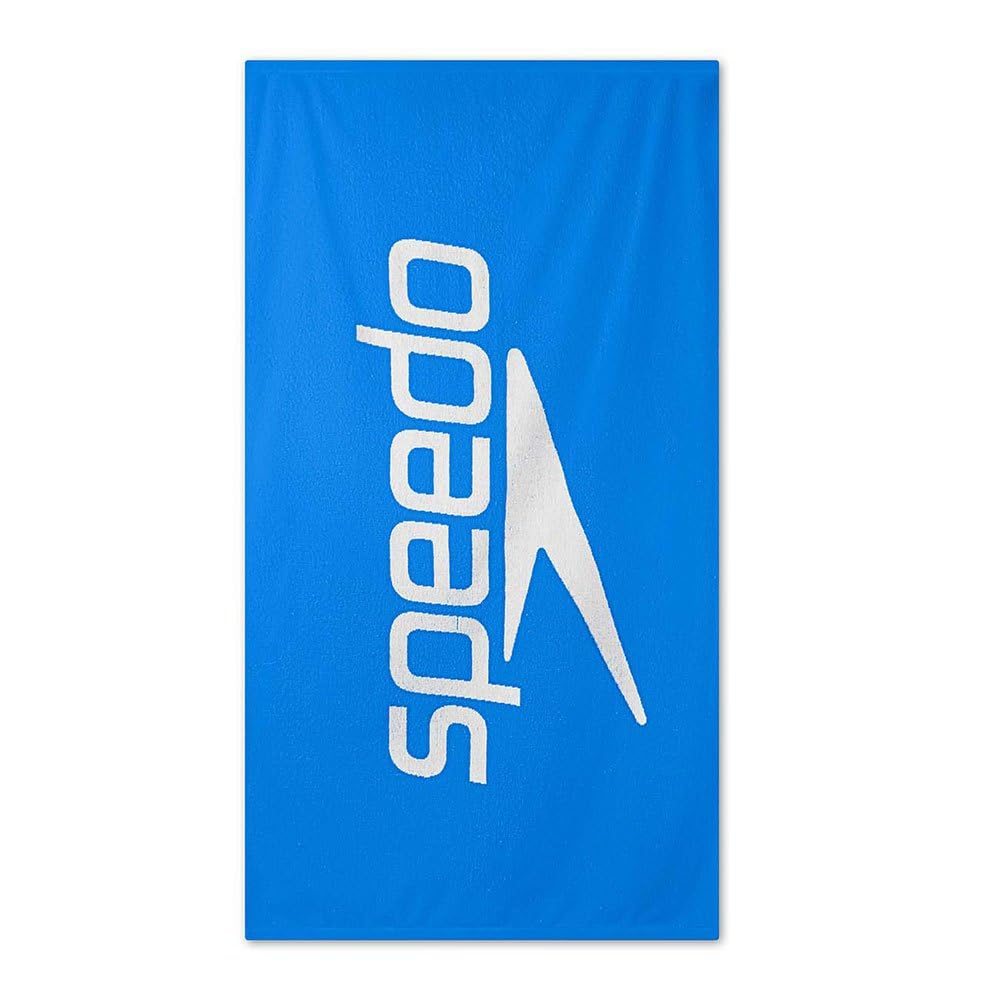 Speedo Blue Logo Towel - Bondi /White 145Cm