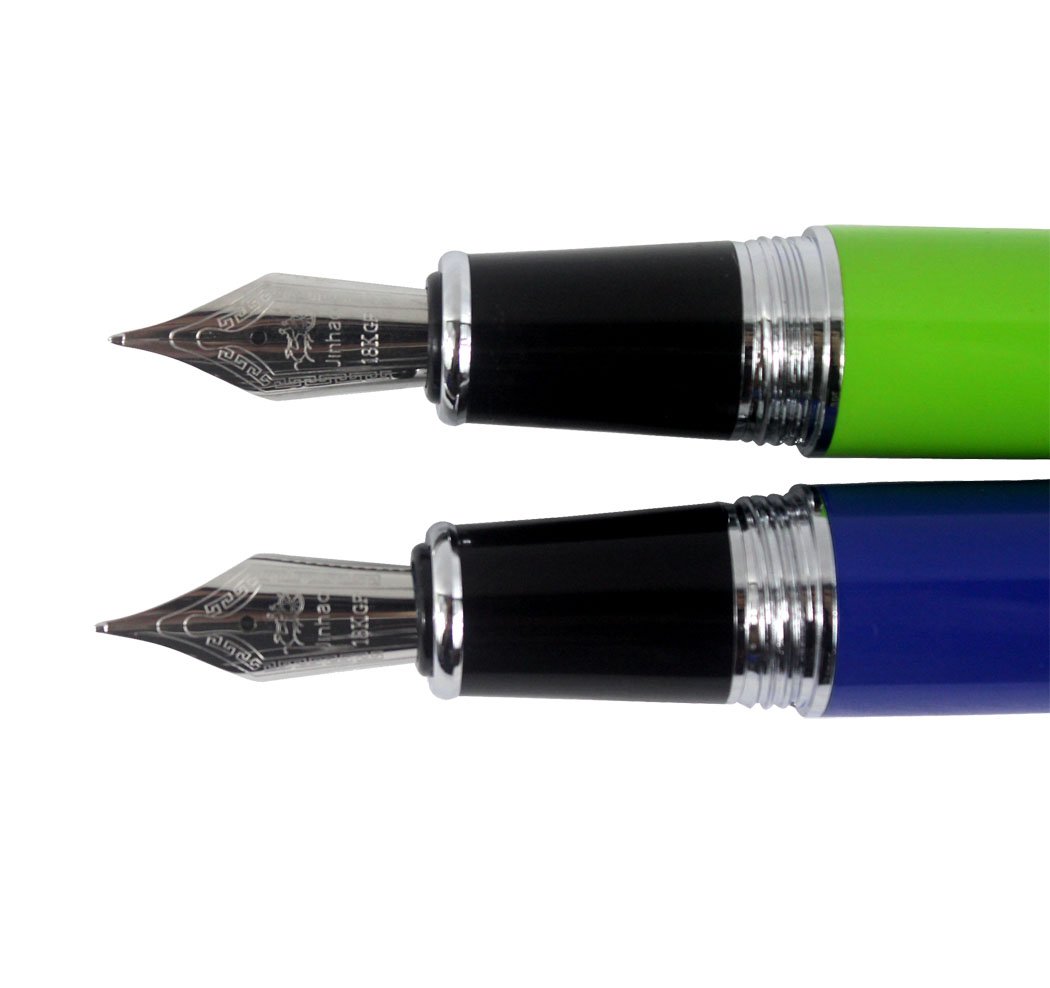JINHAO 159 Füllfederhalter Mit M-Feder | Schraubkappe & Konverter | Länge 148 Mm, Gewicht 48 G | Blau