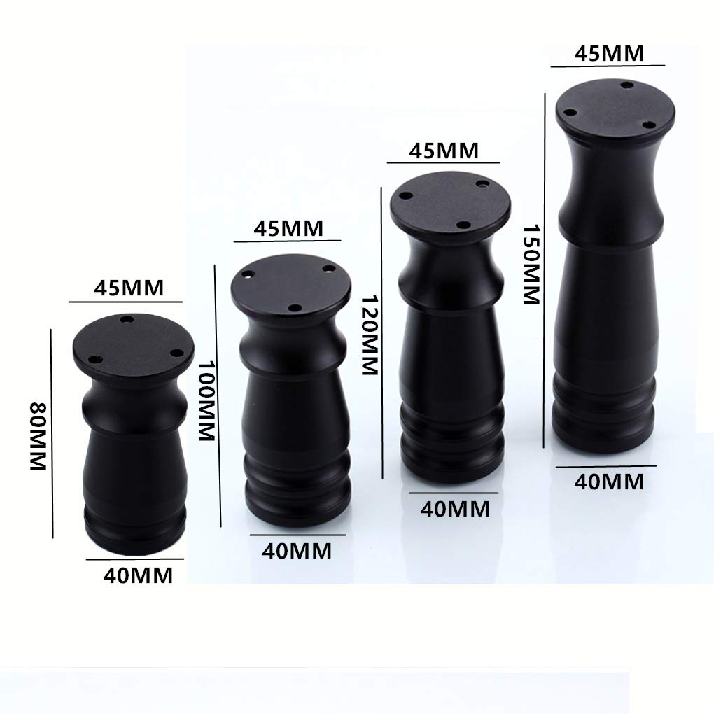 Gambe per mobili Gambe per tavoli in metallo regolabili Piedini per mobili Piedini per mobili in alluminio in stile europeo Sostituzione Gambe per alzate per mobili Gambe per divano Gambe per divano