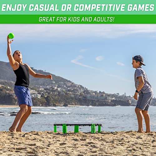 GoSports-Slammo-Game-Set-Includes-3-Balls-Carrying-Case-and-Rules-Outdoor-Lawn-Beach-Tailgating-Roundnet-Game-for-Kids-Teens-Adults