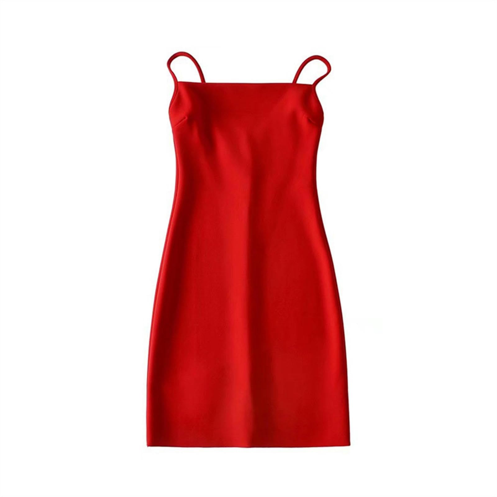 Robe rouge près des hanches idéale pour vos soirées d'été