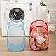 LIFEDYLUK 5 Pack Wäschekörbe Faltbar, Pop Up Laundry Basket Blau, Gelb, Rot, Lila, Grün, Mesh Aufbewahrung Pop-up, Wäschekorb Faltbarer für Die Aufbewahrung von Kleidung, Spielzeug, 50 x 30 x 30 cm