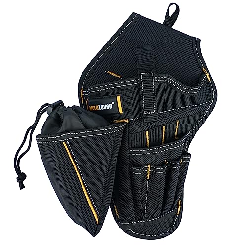 MELOTOUGH Impact Driver Holster with Bit Pouch, Left Hand