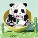EnixwH Mini Panda Bloques De Construcción Juguetes Niños 487 Piezas Panda Building Blocks Imagen de EnixwH Mini Panda Bloques De Construcción Juguetes Niños 487 Piezas Panda Building Blocks