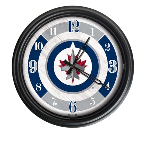 Holland Bar Stool Winnipeg Jets Indoor/Outdoor LED Wall Clock