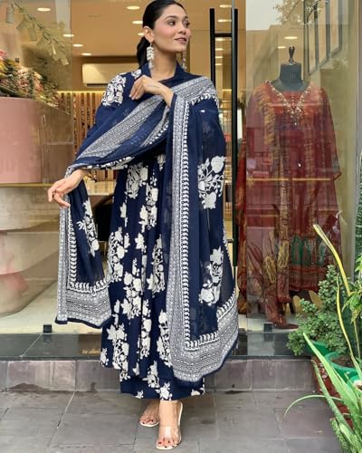 Image of ANNI DESIGNER womens Kurta with Pant & Dupatta