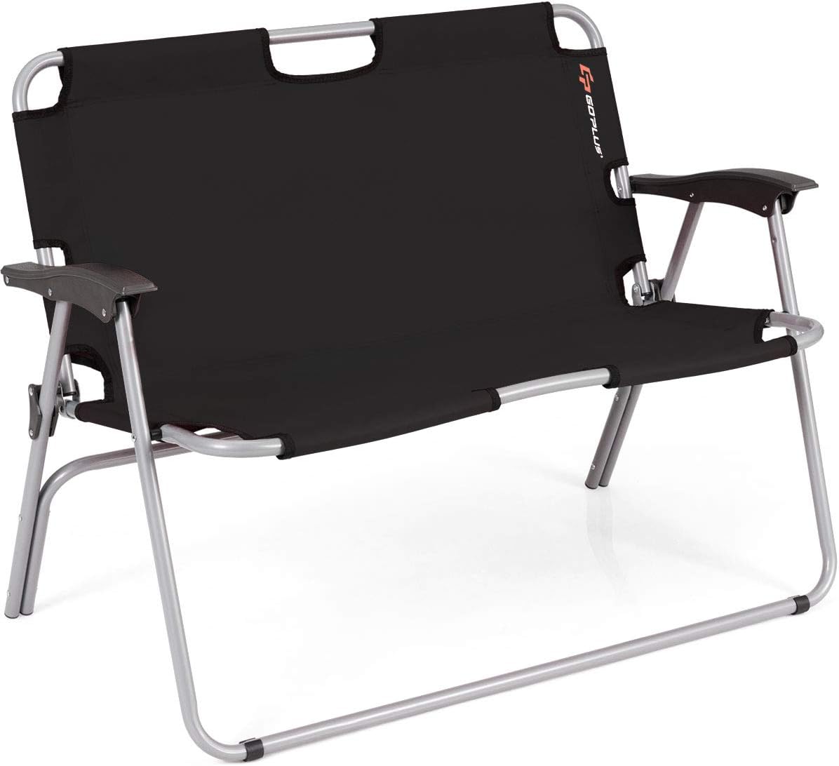 Goplus Folding Loveseat Camping Chair Outdoor 2Person