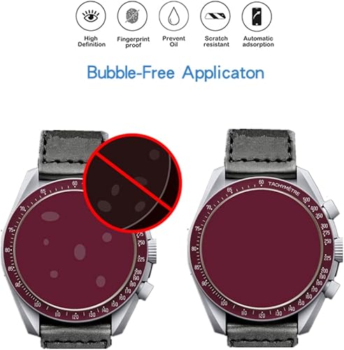 Miniatura 2 de Protector de pantalla compatible con Swatch MoonSwatch, protector de pantalla de TPU invisible de cobertura completa HD, compatible con Swatch