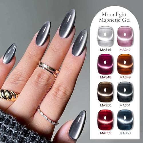 Set de 12 esmaltes de gel Cat Eye MEET ACROSS miniatura 4