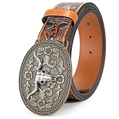 02-brown (Silver Bullhead Buckle)