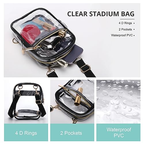 Stadium Approved Crossbody Purse for Women - Clear Stadium Bag for Sporting Events, Concerts4