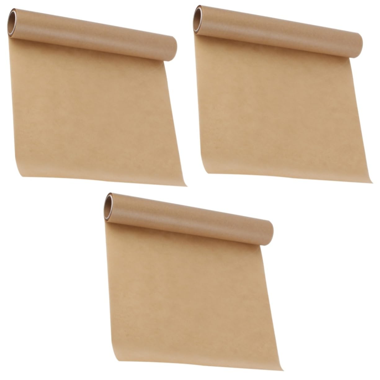 3 rolki Papier silikonowy do pieczenia Akcesoria do grilla Wkładka do koszyka na żywność Akcesoria do frytkownicy Stoły do ​​kuchni i jadalni Papier do pieczenia w piekarniku Chleb domowy Papier do pi