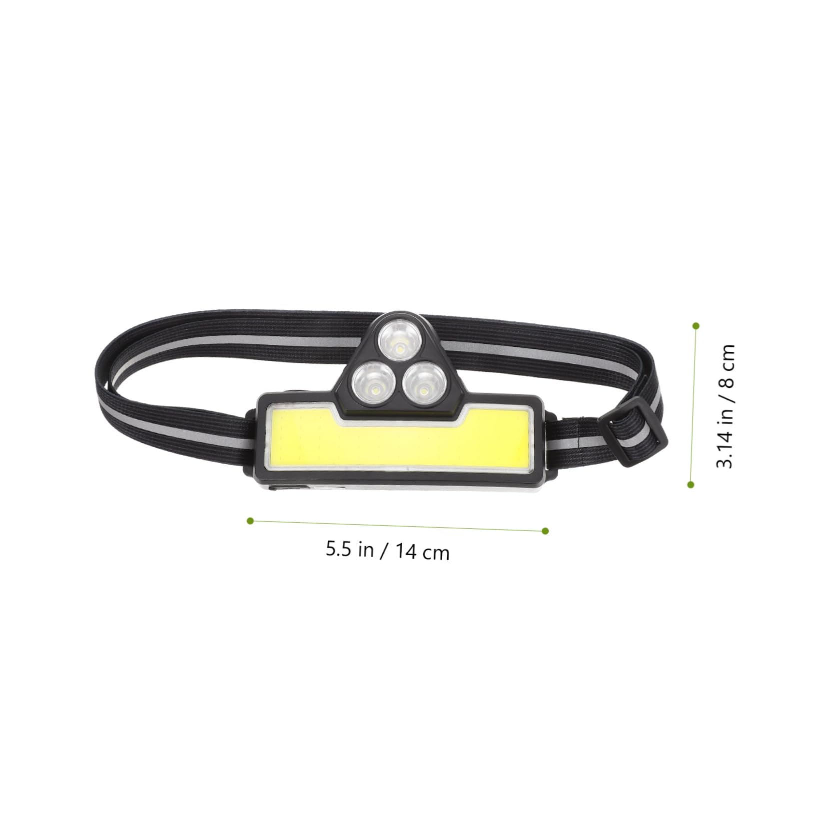 Toddmomy Lampada Frontale Ricaricabile Usb in Plastica Luce Per Ciclismo Notturno e Corsa All Aperto Attrezzatura Essenziale Per Escursionismo e Passeggiate