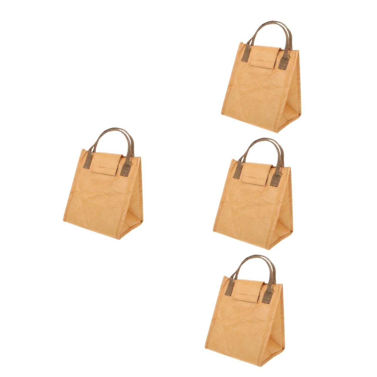 Alipis 4stücke Isolierte Lunch Bag Aus -papier Große Tragbare Wiederverwendbare Thermotasche Für Erwachsene Für Büro Schule Picknick Und Camping Und