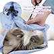 Elisabethanisches Halsband, Einstellbares Weiches Katzen Halskrause,Halskrause Katze Schutz, Halsband nach Operationen für Haustier-Recovery, Schutz vor Lecken und Kratzen nach Operationen,Blau