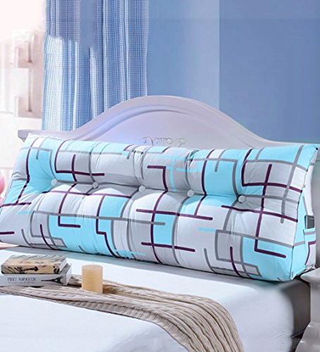 KKCFDIAN Algodón Cojines De Cama Cama Matrimonial Almohada De Respaldo Cama Grande...
