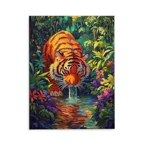 G fW^G X̌ LbgŃyCguVƃANG̋, l̎q̂߂̃Mtg Paint by Numbers h DIY ɂAN ʊGCeA rO 60x80cm (t[X) p-799
