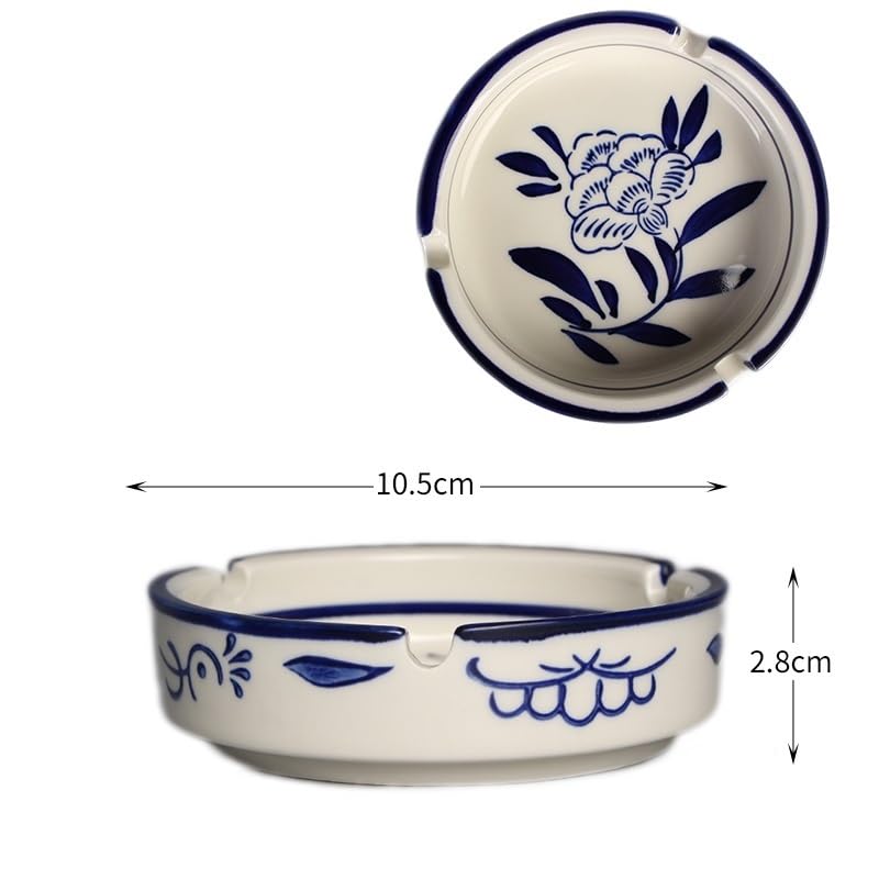 Popielniczki do papierosów Ceramiczna popielniczka do salonu w stylu retro