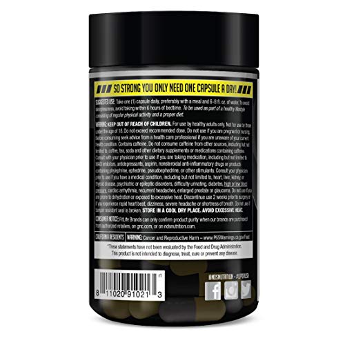 LIPORUSH NDS Nutrition XT - Concentrated Thermogenic with L-Carnitine & Teacrine for Shredding Fat - Supports Energy, Focus, Calorie Burning, Diuretic, Appetite Control - 60 Capsules - Image 4