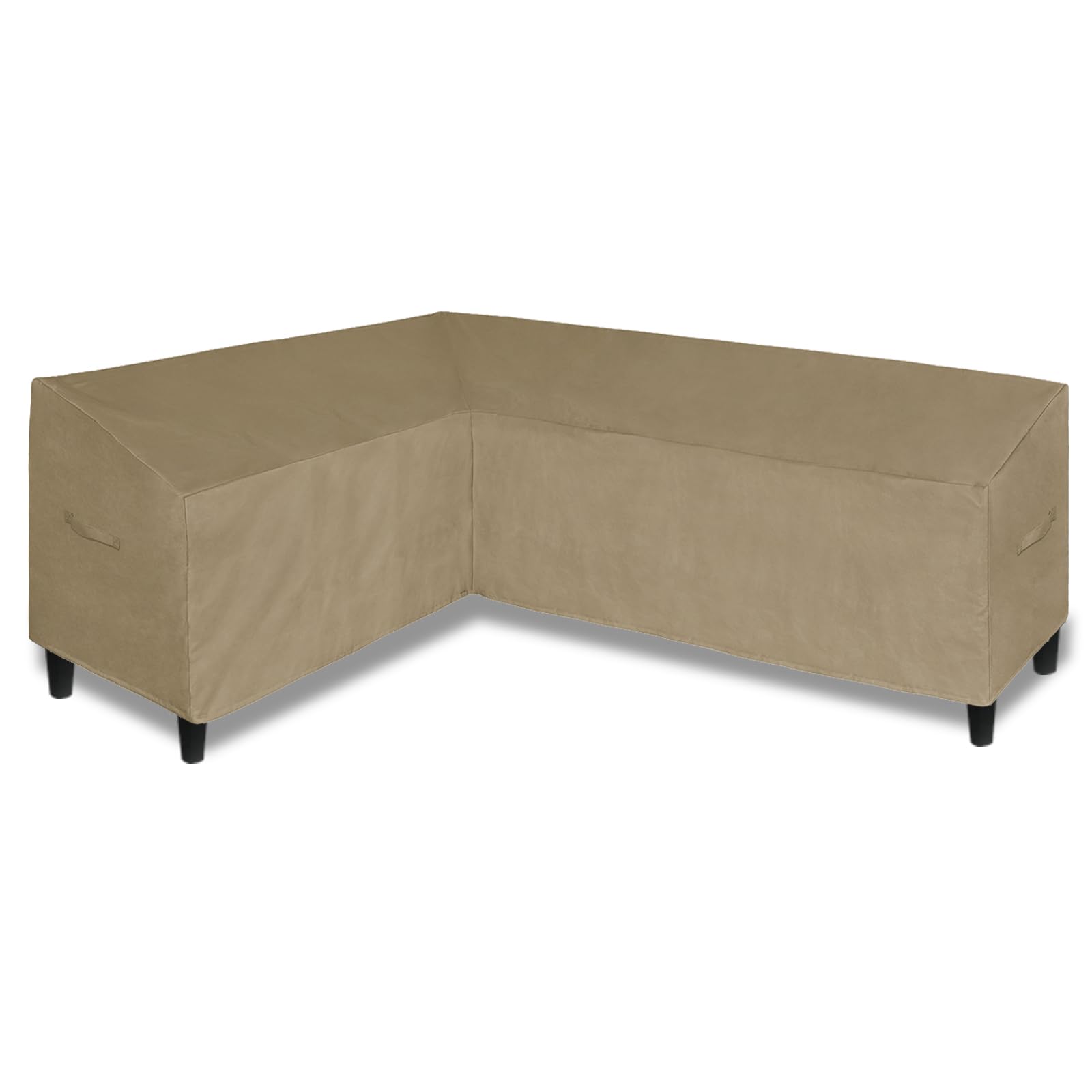 Easy-Going 600D Patio L-Shaped Sectional Sofa Cover, 83"X104",Left Facing
