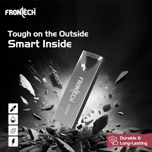 Image of Frontech 128 GB USB 2.0 Flash Drive | 480 Mbps | High Speed | Wide Compatibility | Slim & Portable |3 Years Limited Warranty (PND-0005)