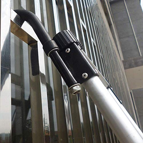 LADDERS Ladder Telescopic Ladders,Atelescoping Ladder with Detachable Hooks, Portable Multi Purpose Telescoping Extendable Ladder for Engineering Loft, 150Kg Capacity,6.2M/20.3Ft